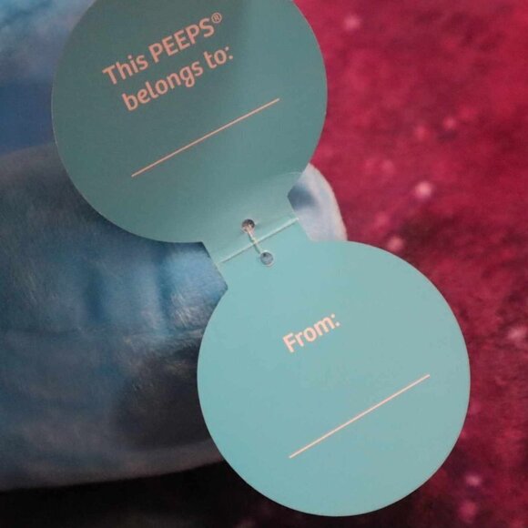 YELLOW PEEPS PLUSH NWT Bunny Toy Kids Easter Spring Large Classic Pillow Dorm - Picture 6 of 9